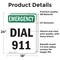 Signmission Safety Culture Sign, 18 in Width, Vinyl Decal, Rectangle OS-2PACK-EM-D-1824-V-10447 - alternate 2